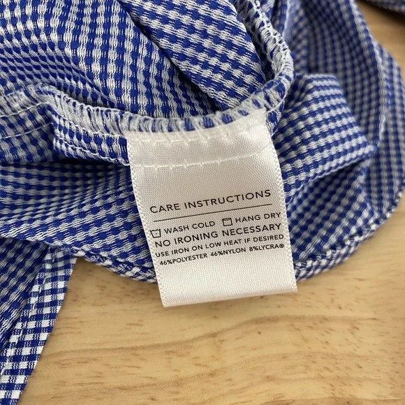 Mizzen+Main Shirt Men's XL Trim Fit Long Sleeve Button Up Blue SLIM - Picture 11 of 13